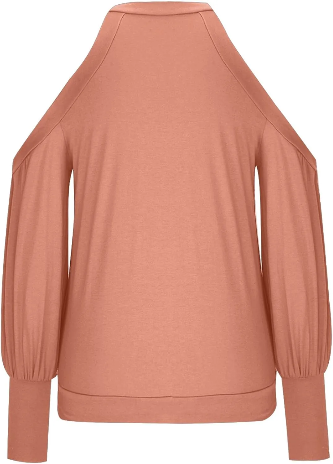 Women's Long Sleeve Tops Sexy Casual Cold Shoulder Tunic Shirts Wrap v Neck Halter Blouses Going Out