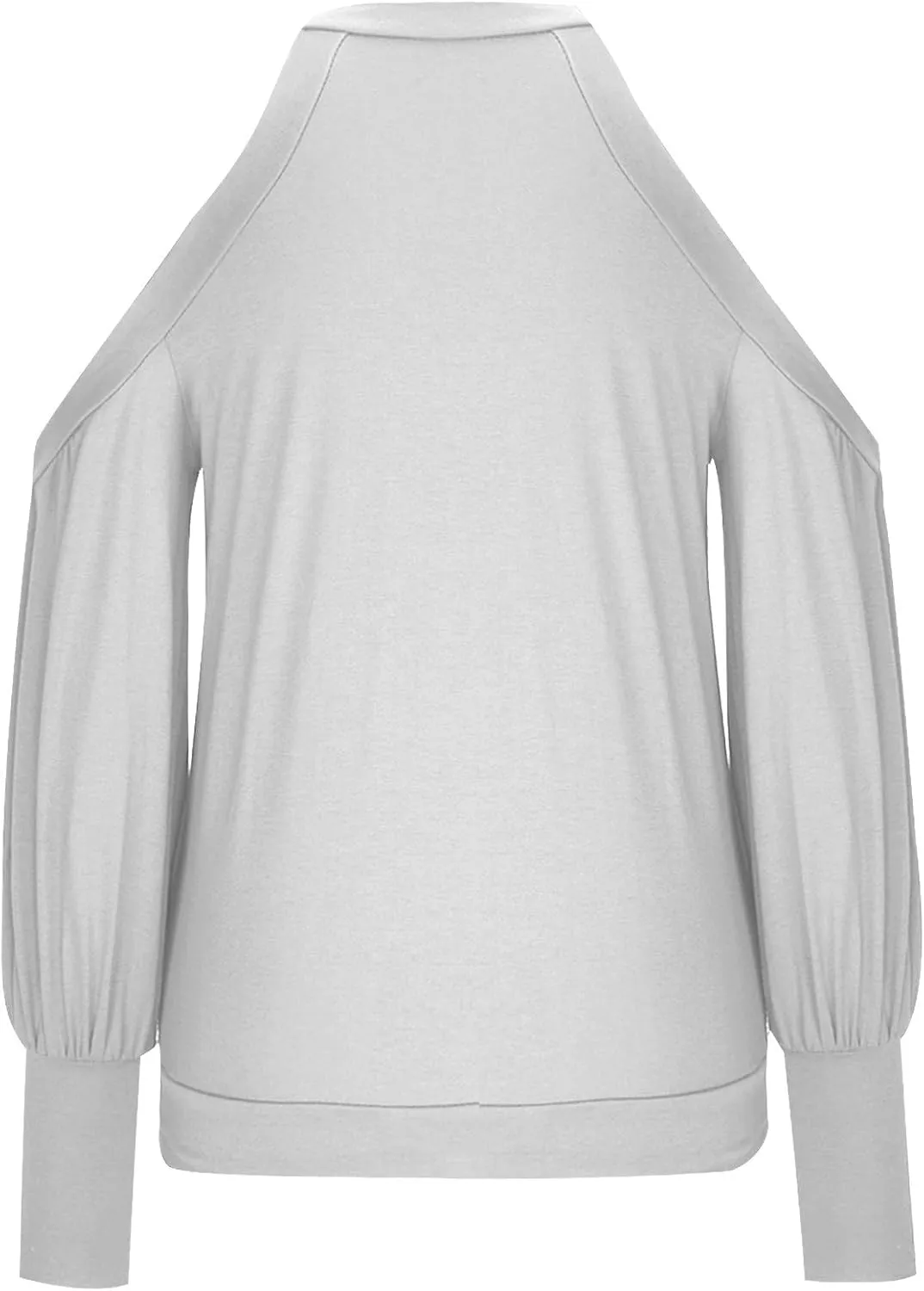 Women's Long Sleeve Tops Sexy Casual Cold Shoulder Tunic Shirts Wrap v Neck Halter Blouses Going Out