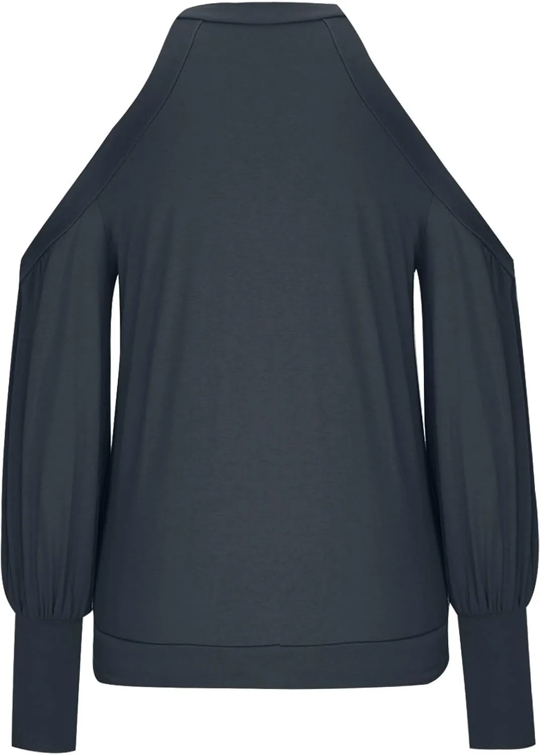 Women's Long Sleeve Tops Sexy Casual Cold Shoulder Tunic Shirts Wrap v Neck Halter Blouses Going Out