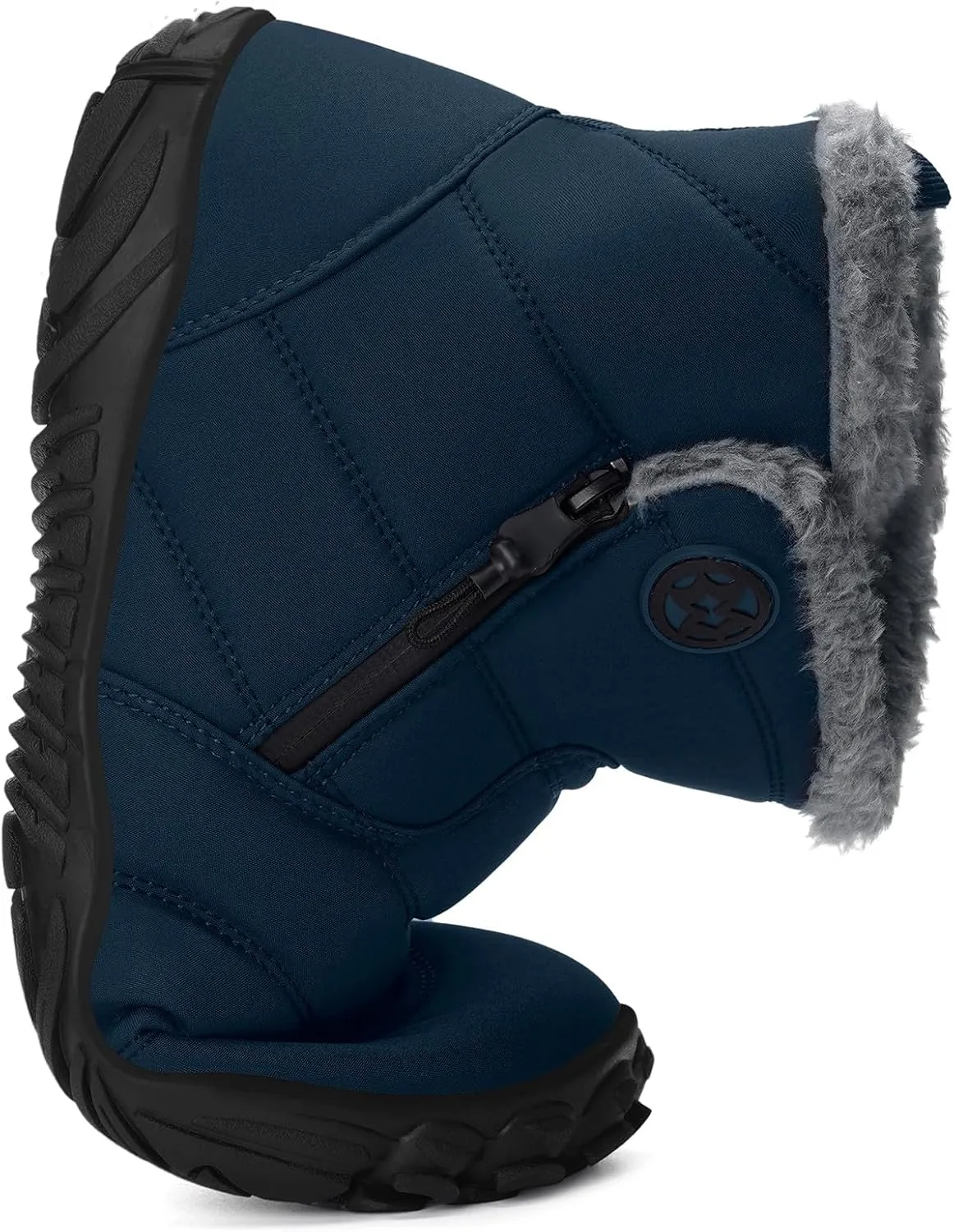 Womens Mens Barefoot Boots Shoes | Winter Snow Boots | Warm Ankle Booties | Zero Drop Sole | Wide Toe Box