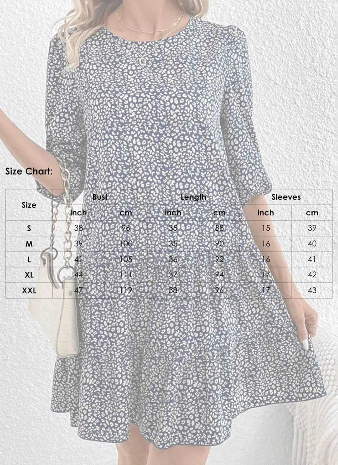 Women's Mini Dress Print 3/4 Sleeve Round Neck Fashion Casual Bohemian 2025 Summer Spring Resort Dress