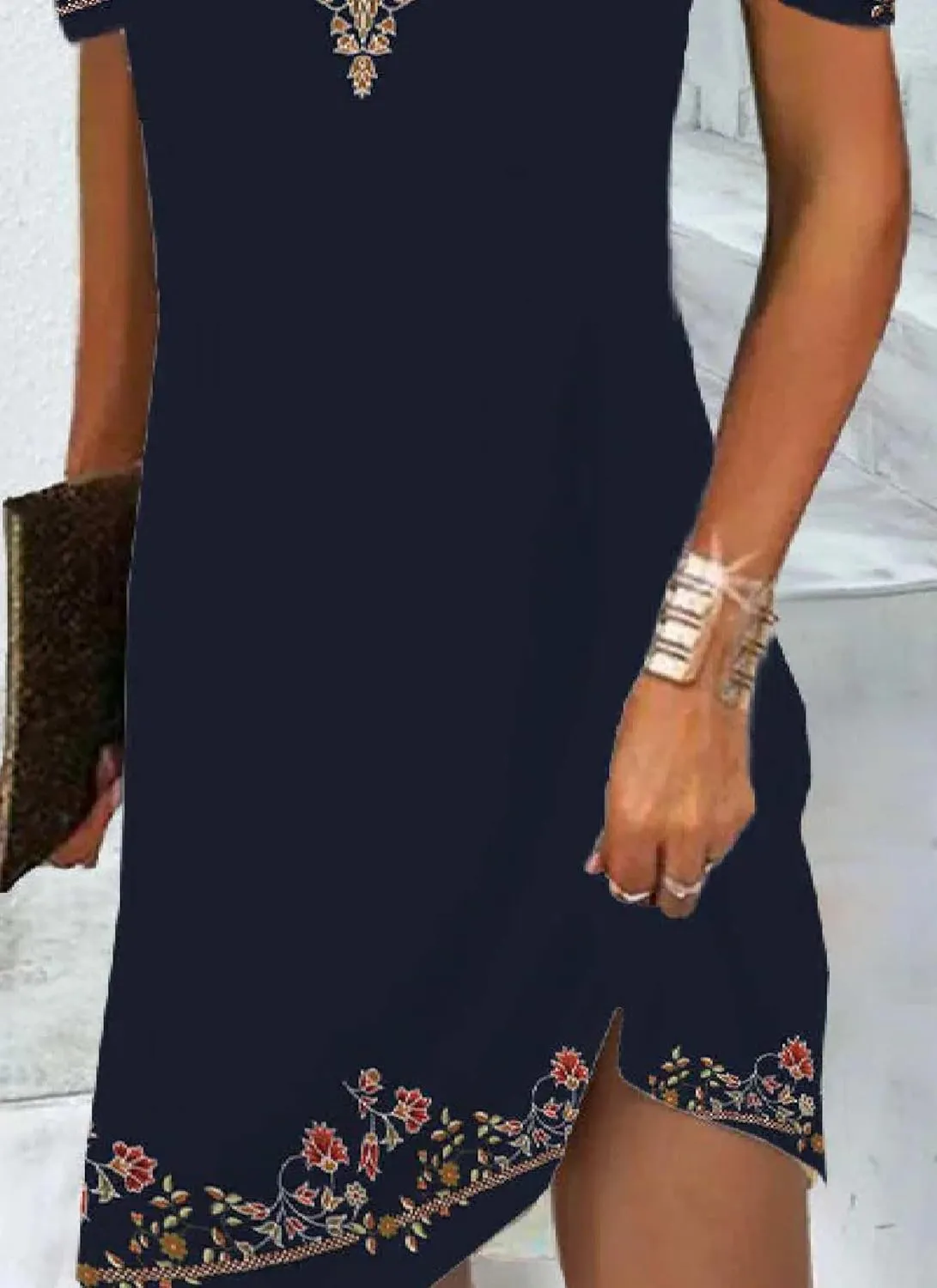Women's Summer Off Shoulder Floral Mini Dress V-Neck Formal Sleeveless Wedding Cocktail Shift Dresses