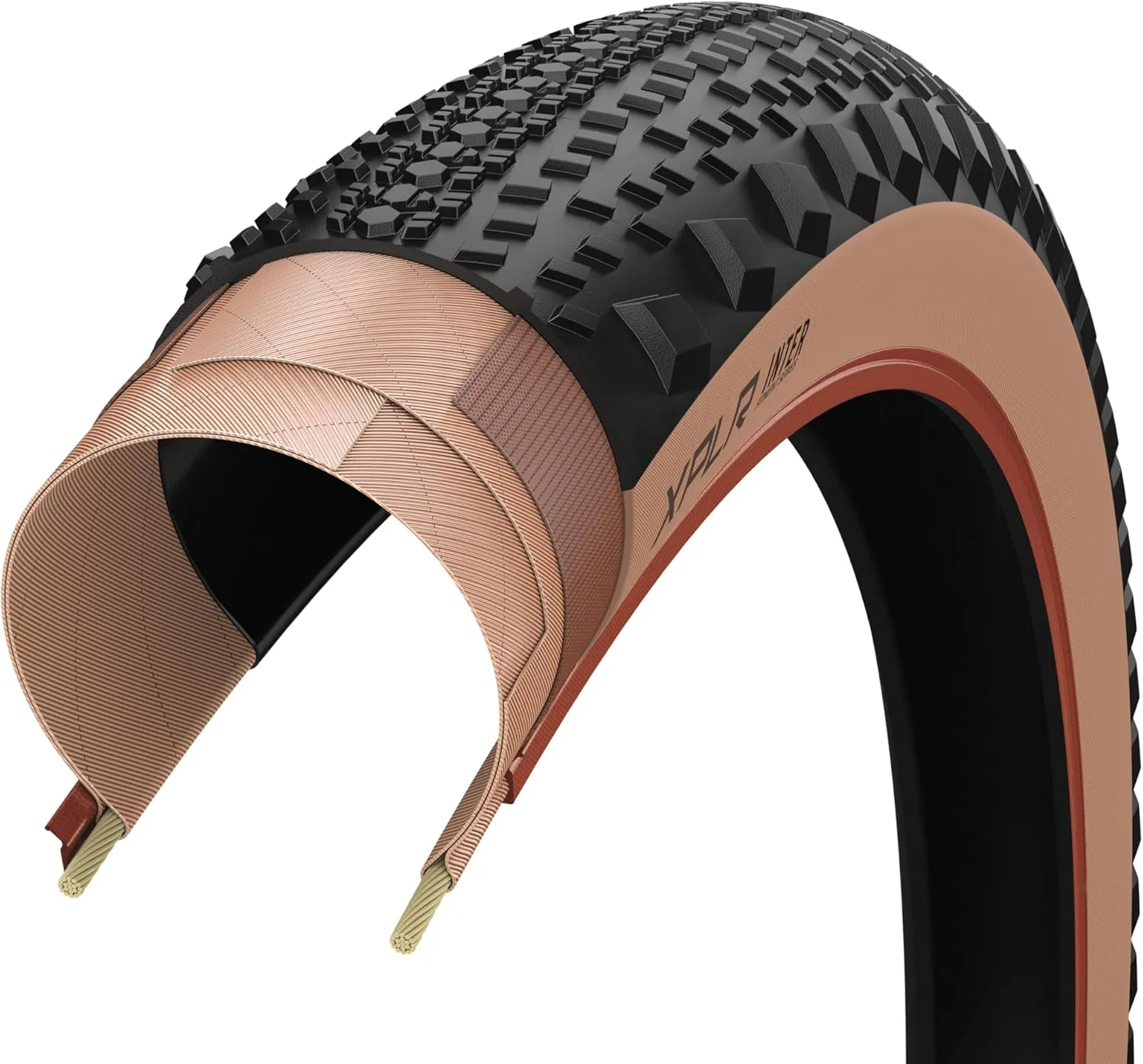 Zipp Goodyear XPLR Inter Tire 700x45 Tubeless Black/Gum